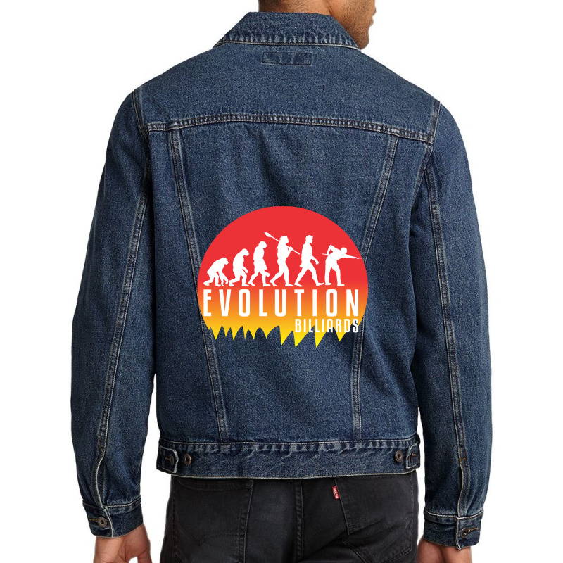 Billiards Evolution Men Denim Jacket | Artistshot