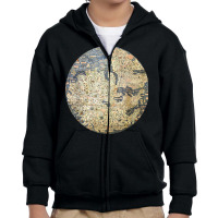 Fra Mauro World Map 1450 T Shirt Globe Cartography Youth Zipper Hoodie | Artistshot