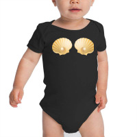 Fun Mermaid Seashells Brassiere Pearl Top T Shirt Baby Bodysuit | Artistshot