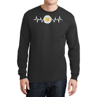 Daisy T  Shirt Flower Daisy Heartbeat T  Shirt Long Sleeve Shirts | Artistshot