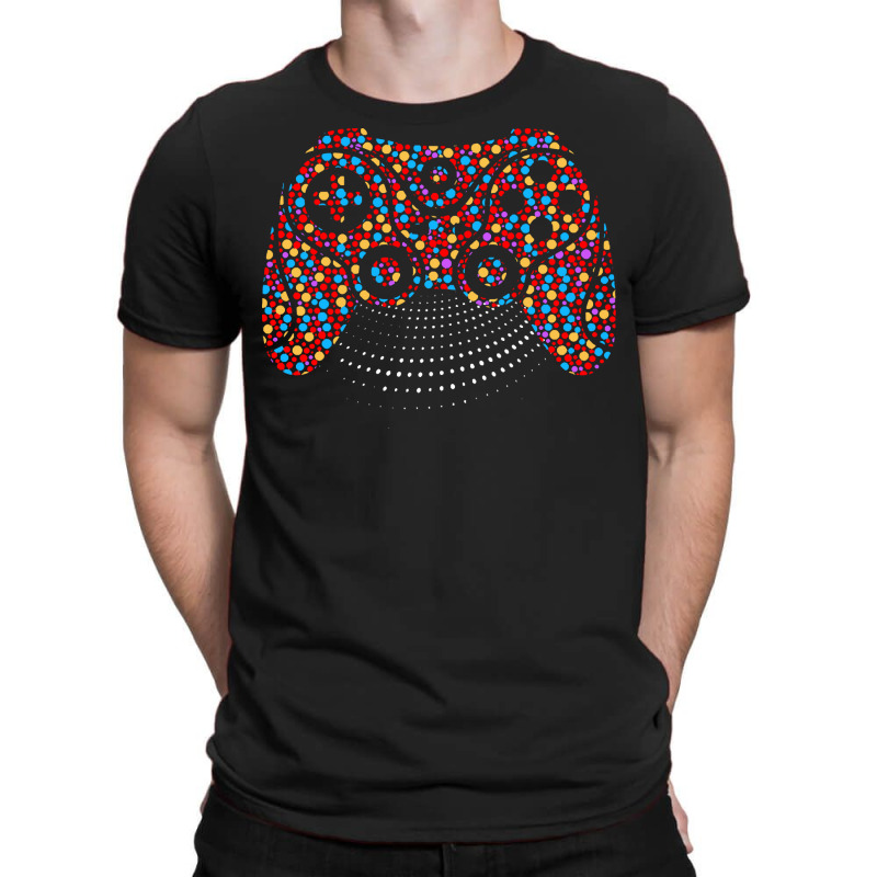 Dot Day T  Shirt Polka Dot Video Gamer Controller September 15th Dot D T-shirt | Artistshot