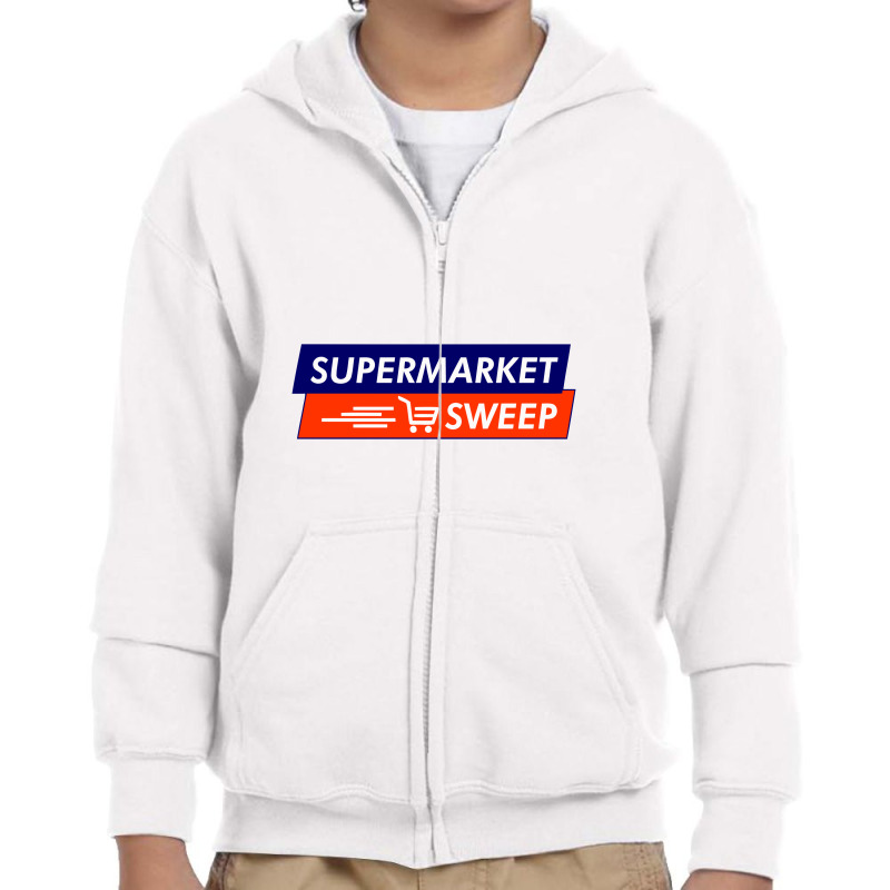 Retro Supermarket Sweep, Supermarket Sweep Youth Zipper Hoodie by cozyeraa | Artistshot