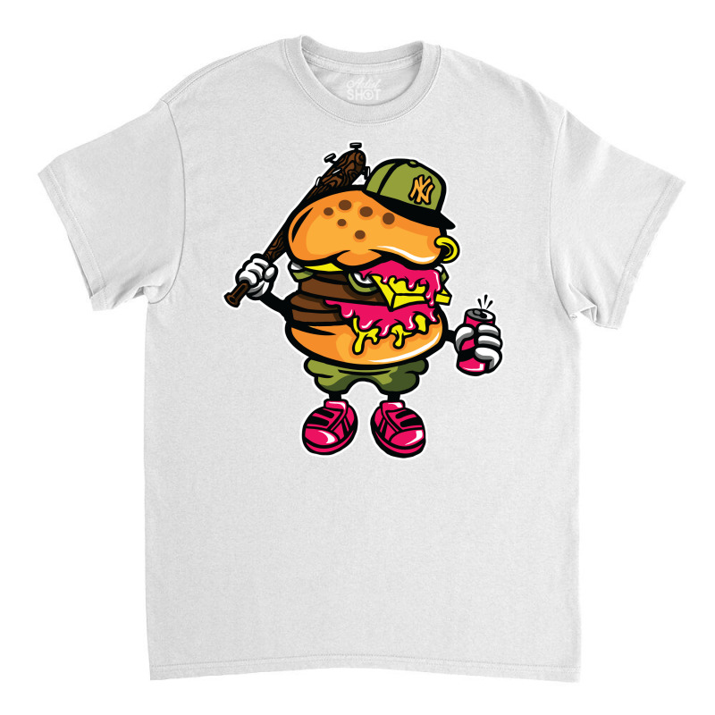 Burger Buster Classic T-shirt by Rezahelmi | Artistshot