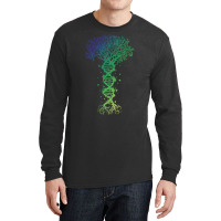 Dna Tree T  Shirt D N A Tree Of Life Genetics Colorful Biology Science Long Sleeve Shirts | Artistshot