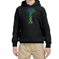 Dna Tree T  Shirt D N A Tree Of Life Genetics Colorful Biology Science Youth Hoodie | Artistshot