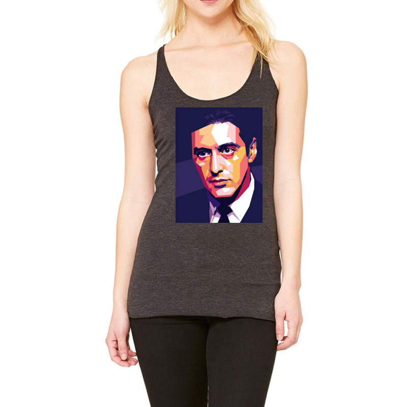 Al Pacino Pop Art  Al Pacino Pop Portrait Modern Film Movie Star Actre Racerback Tank by sepulohsepuluh | Artistshot