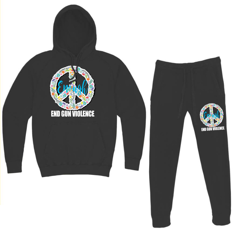 End Gun Violence T  Shirt Peace Sign End Gun Violence Protect Our Kids Hoodie & Jogger Set | Artistshot