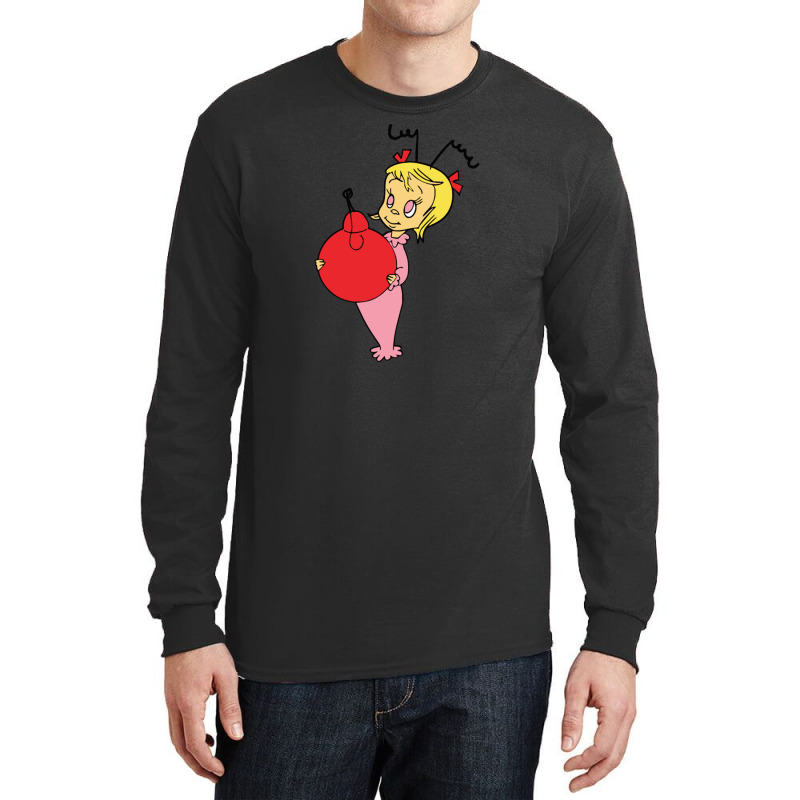 Grinch Girl Long Sleeve Shirts by aldishuher | Artistshot