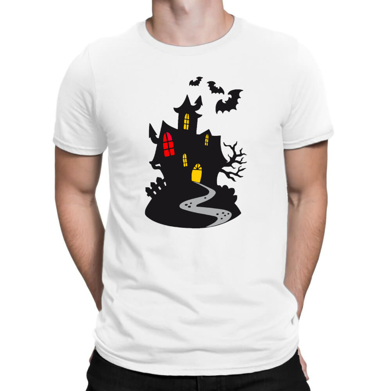 Haunted House T-Shirt by aldishuher | Artistshot