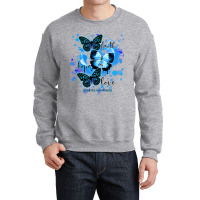 Faith Hope Love Diabetes Awareness T  Shirt Faith Hope Love Butterfly Crewneck Sweatshirt | Artistshot