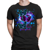 Faith Hope Love Fibromyalgia Awareness T  Shirt Faith Hope Love Butter T-shirt | Artistshot