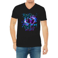 Faith Hope Love Fibromyalgia Awareness T  Shirt Faith Hope Love Butter V-neck Tee | Artistshot