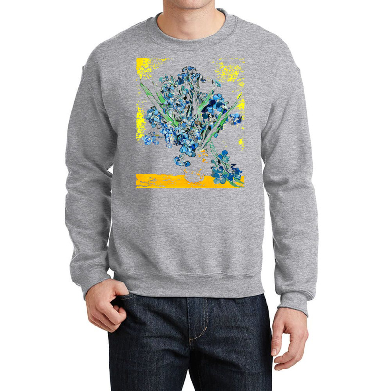 Famous Painting T  Shirt Irises Painting By Van Gogh T  Shirt Crewneck Sweatshirt | Artistshot