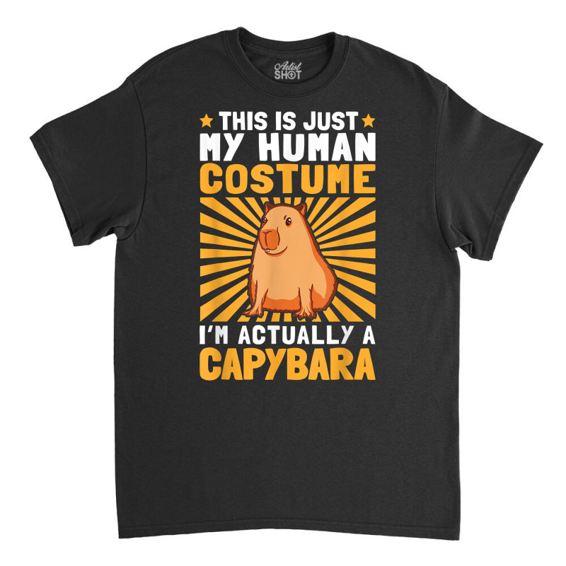 Capybara Costume Rodent Grass Eater Capybara T Shirt Classic T-shirt | Artistshot