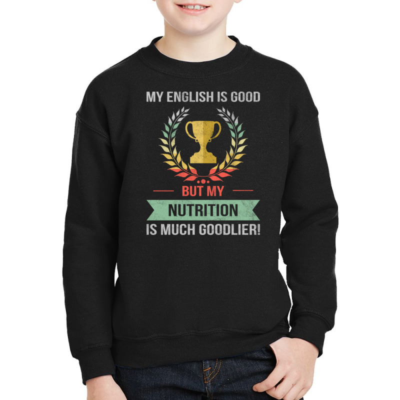 Funny Nutrition School Or College Subject Design Youth Sweatshirt | Artistshot