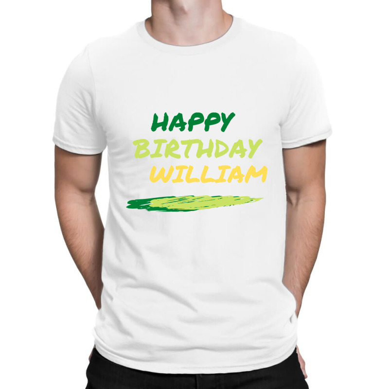 William Birthday Events T-shirt | Artistshot