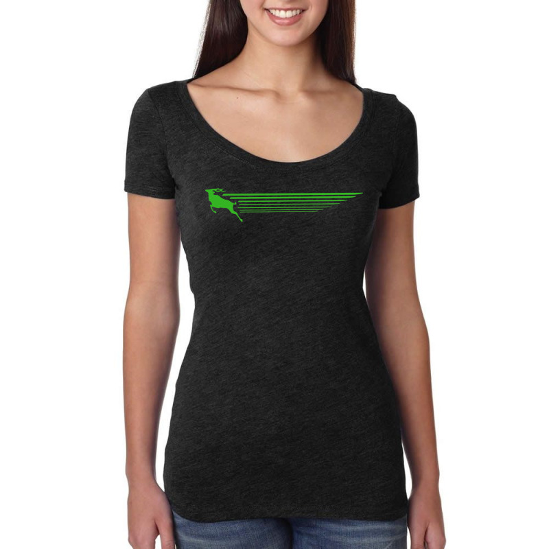 Run Like An Antelope Women's Triblend Scoop T-shirt by trokeryth | Artistshot