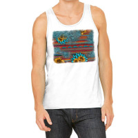 Sunflower Gemstone Serape Background Tank Top | Artistshot