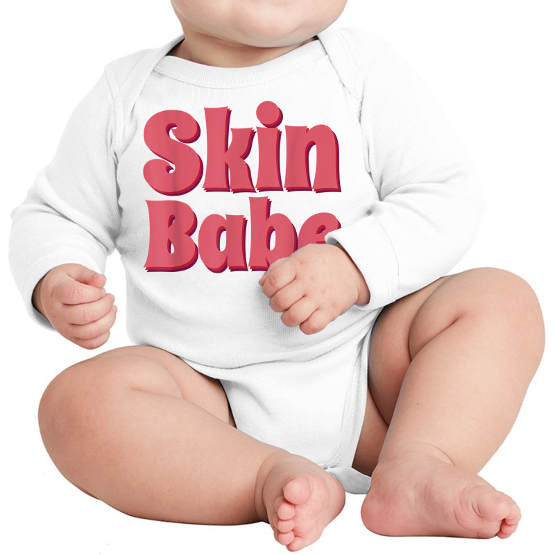 Skin Babe Skin Esthetician Skincare Dermatology T Shirt Long Sleeve Baby Bodysuit | Artistshot