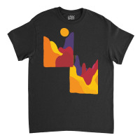 Color Blocking T  Shirt Arid Summer Desert T  Shirt Classic T-shirt | Artistshot