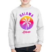 Halawa, Hawaii  Cool Retro Sunset Of Halawa, Hi T Shirt Youth Sweatshirt | Artistshot