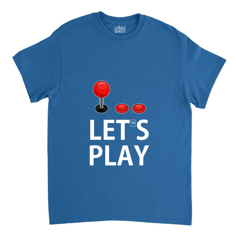 Let's Play   Gaming Classic T-shirt | Artistshot