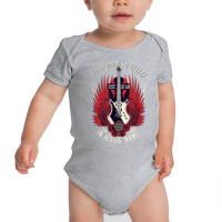 Playing Loud In Jesus' Name Worship Pastor Leader Guitar T Shirt Baby Bodysuit | Artistshot