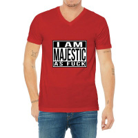 Majestic Advisory   Internet V-neck Tee | Artistshot