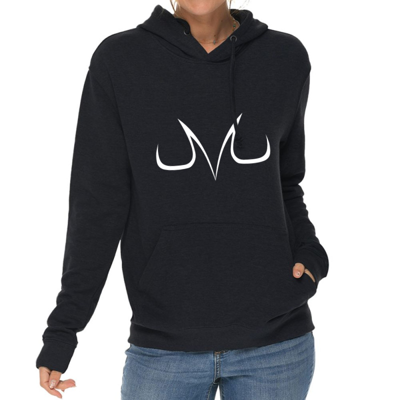 Majin Symbol White   Dragon Lightweight Hoodie | Artistshot