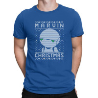 Marvin Christmas   H2g2 T-shirt | Artistshot