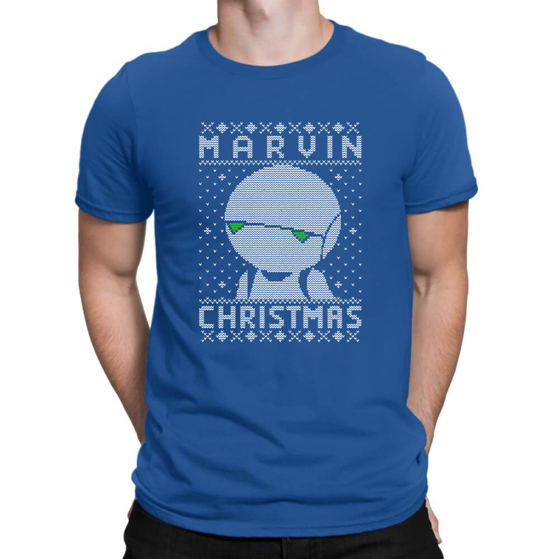 Marvin Christmas   H2g2 T-shirt | Artistshot