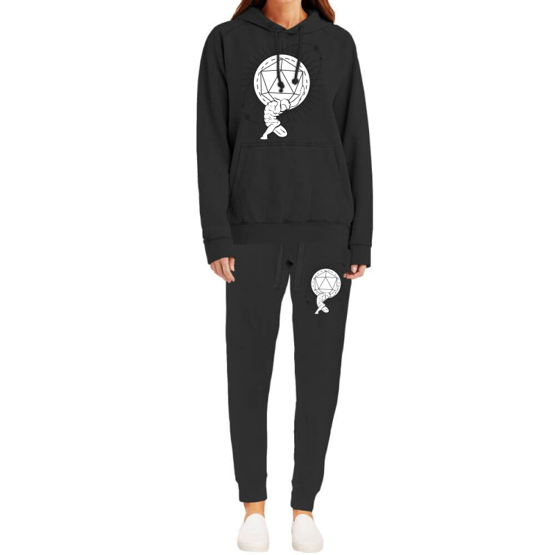 Holding The Dice Pen & Paper Board Game Rpg Tabletop Long Sleeve T Shi Hoodie & Jogger Set | Artistshot