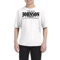 Cornhole Team Johnson Family Last Name Top Lifetime Member T Shirt Youth Tee | Artistshot