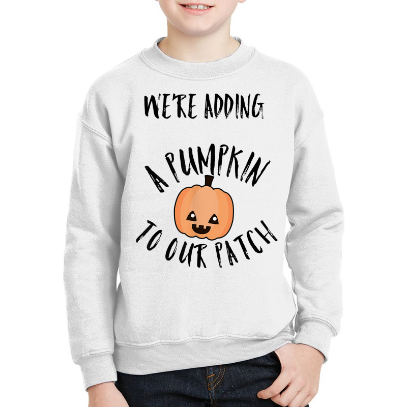 We're Adding A Pumpkin To Our Patch Trending T Shirt Youth Sweatshirt | Artistshot