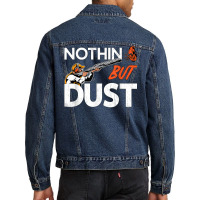 Nothin But Dust Clays Sport Trap Skeet Shooter Clay Shooting T Shirt Men Denim Jacket | Artistshot