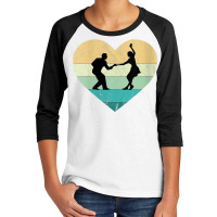 Womens Dance Couple Retro Heart Samba Tango Merengue Rock'n Roll Danci Youth 3/4 Sleeve | Artistshot