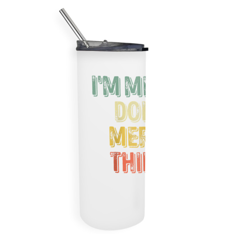 Mens I'm Merlin Doing Merlin Things Shirt Personalized First Name Ragl Skinny Tumbler | Artistshot