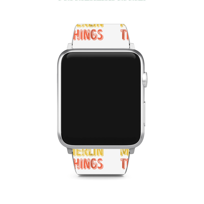 Mens I'm Merlin Doing Merlin Things Shirt Personalized First Name Ragl Apple Watch Band | Artistshot