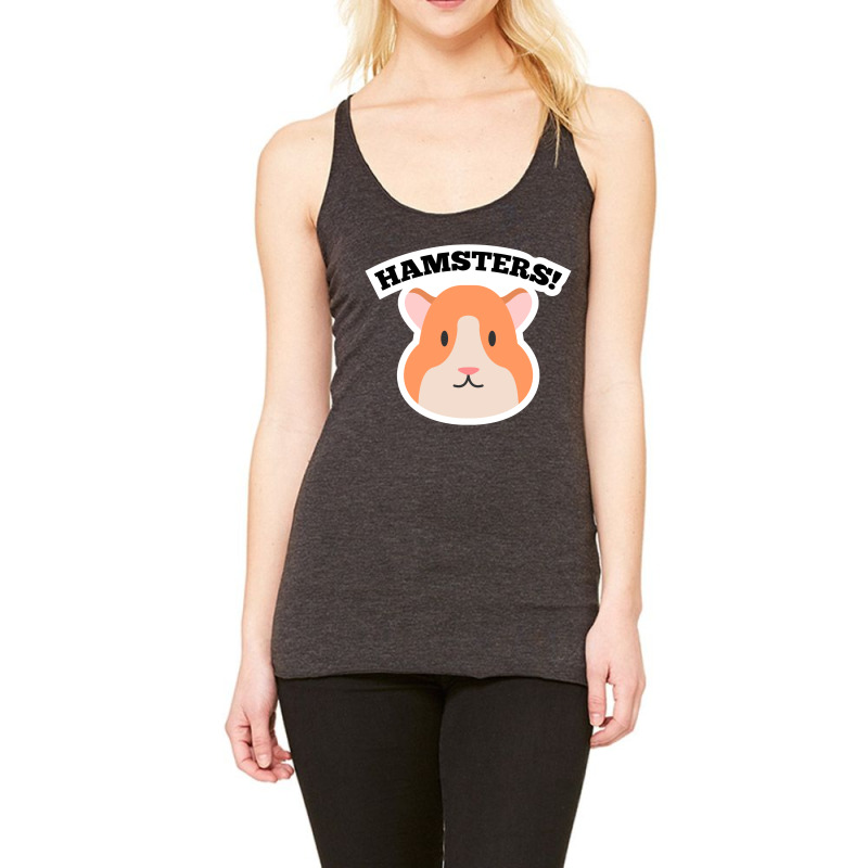 Lovely Hamsters Cartoon T-shirt Racerback Tank by tudtoojung | Artistshot