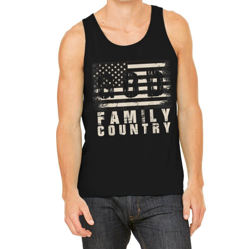 God Family Country Patriotic Proud Soldier Usa Memorial Day Birthday G Tank Top | Artistshot