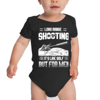 Long Range Shooting For Men Baby Bodysuit | Artistshot