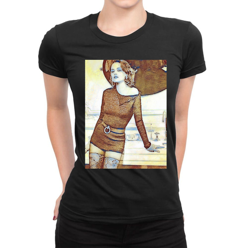 Vintage Video Games  Vampires Character Anime Ladies Fitted T-Shirt by Inny-Shop | Artistshot