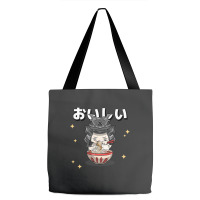 Cute Retro 90s Japanese Kawaii Ramen Samurai Cat Tote Bags | Artistshot