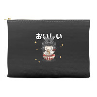 Cute Retro 90s Japanese Kawaii Ramen Samurai Cat Accessory Pouches | Artistshot