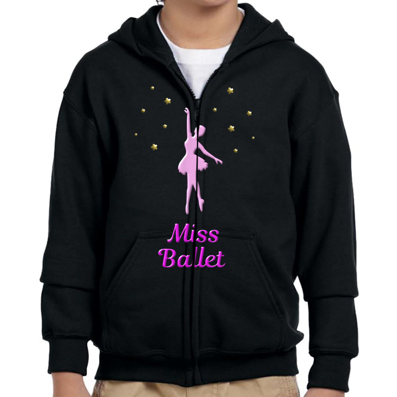 Cute Ballet Shirt Girls Ballet Dancer Tee Ballet Lover Gifts Youth Zipper Hoodie | Artistshot