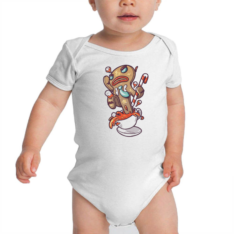 Gingerbread Splash Baby Bodysuit by hansipprit | Artistshot