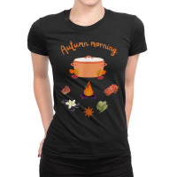 Autumn Morning Simmer Pot For Witches And Wiccans T Shirt Ladies Fitted T-shirt | Artistshot