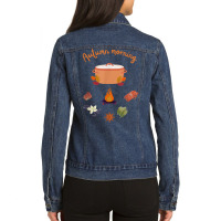 Autumn Morning Simmer Pot For Witches And Wiccans T Shirt Ladies Denim Jacket | Artistshot