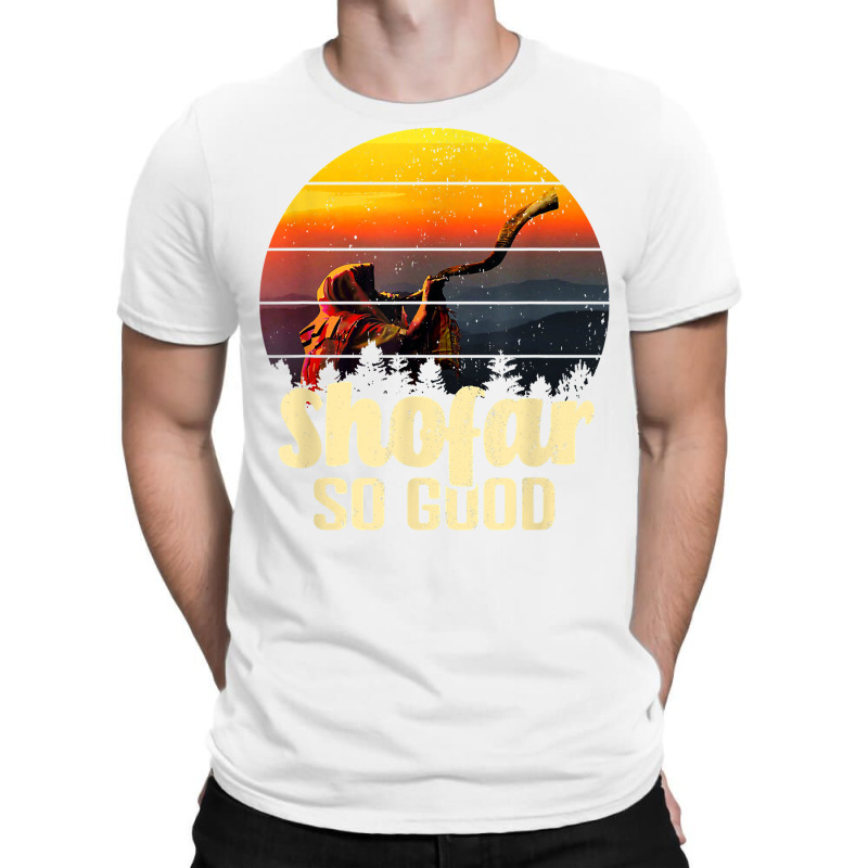 Shofar So Good Vintage Sunset Funny Rosh Hashanah T Shirt T-shirt | Artistshot