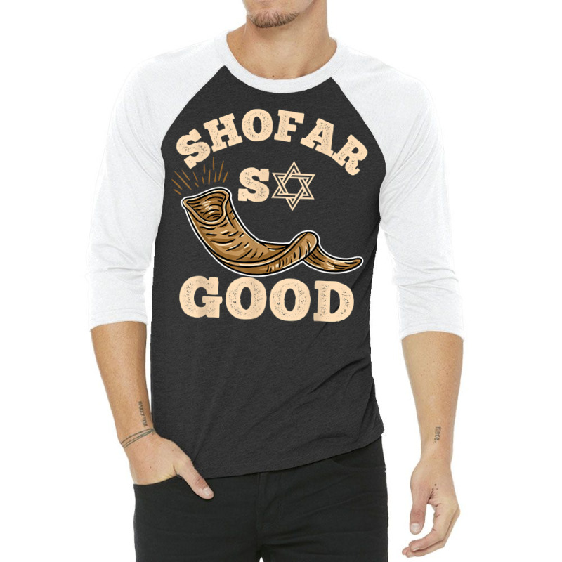 Shofar So Good Rosh Hashanah T Shirt 3/4 Sleeve Shirt | Artistshot